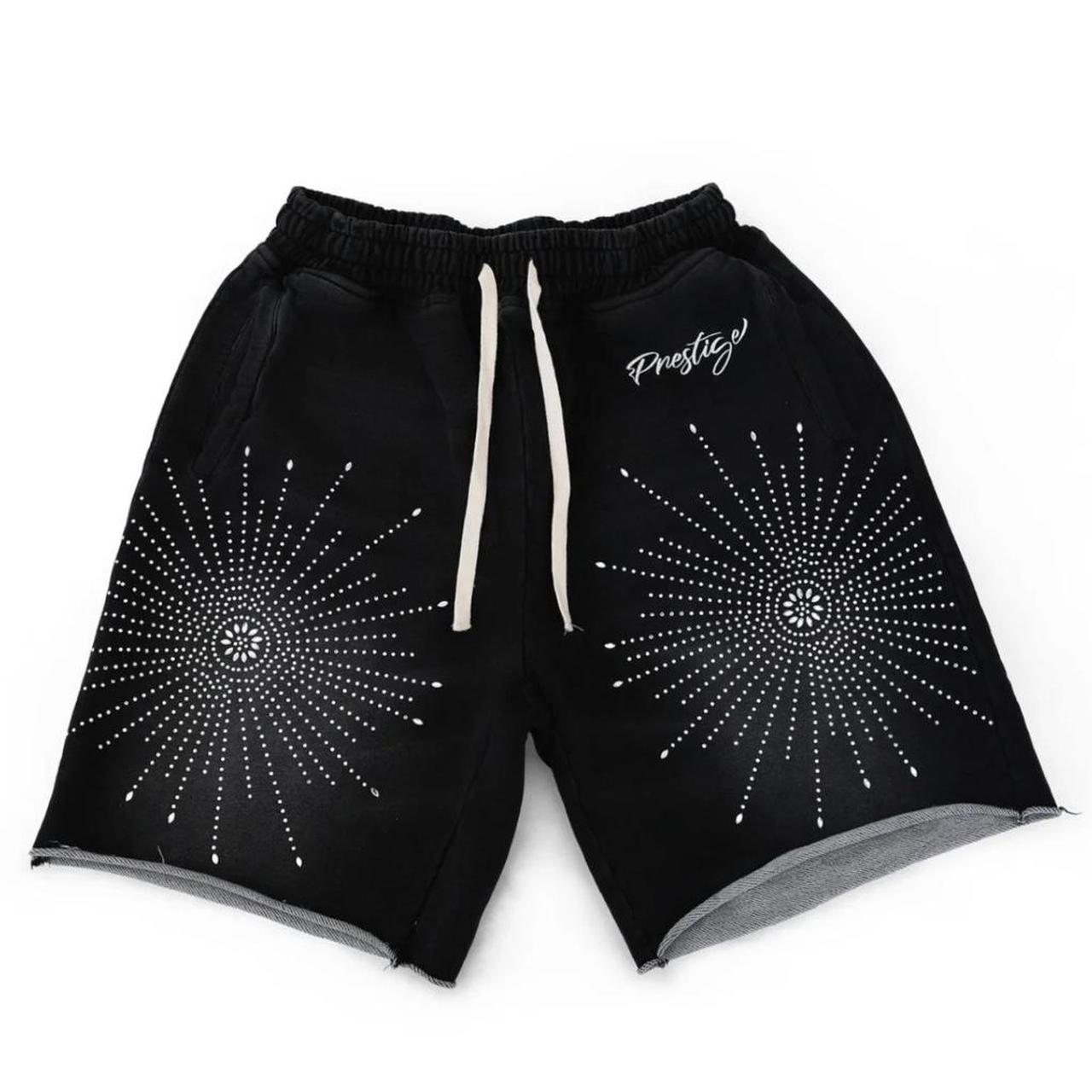 Prestige Black Star Rhinestone Shorts