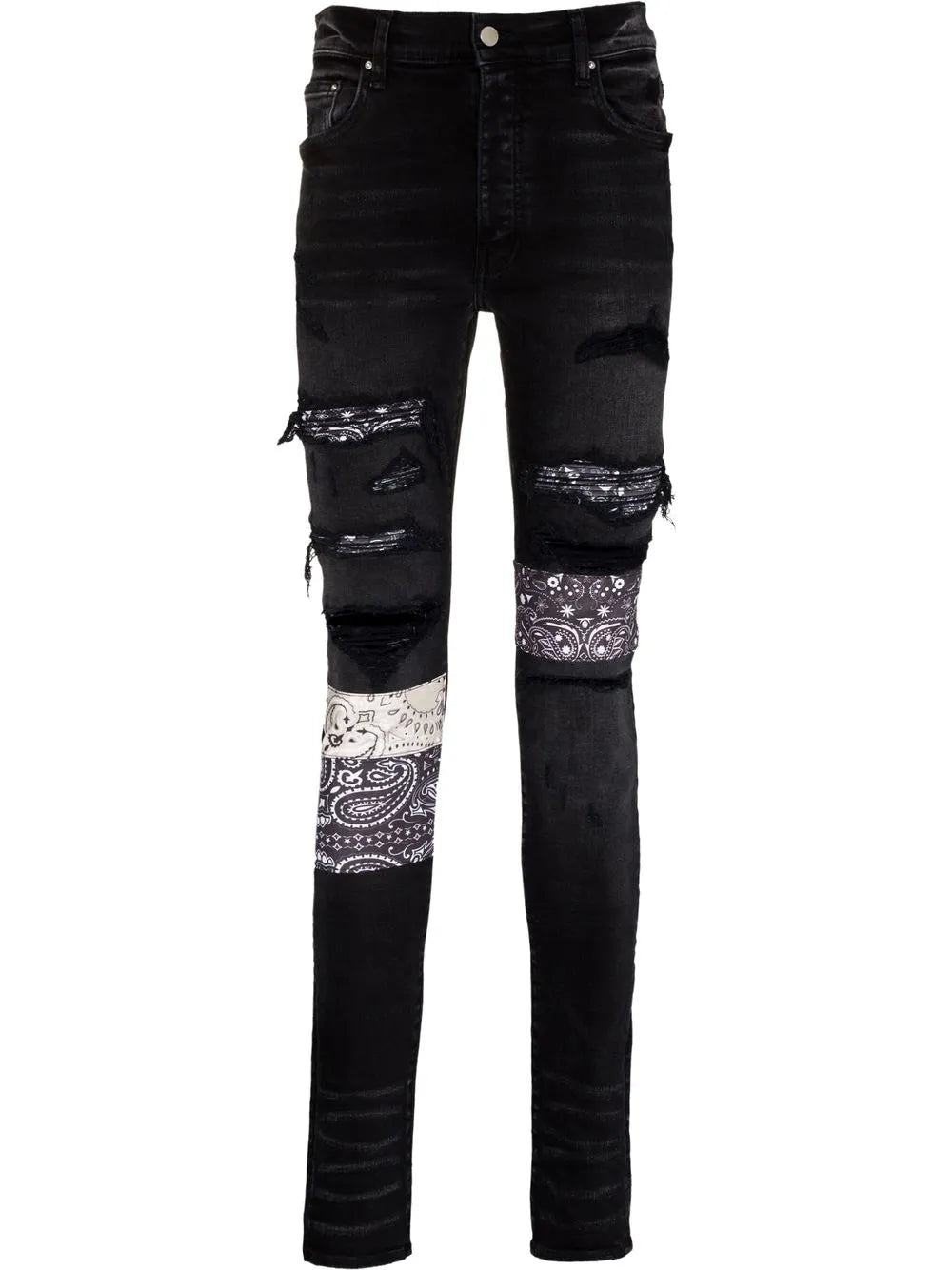 Amiri Bandana Print Skinny Jean