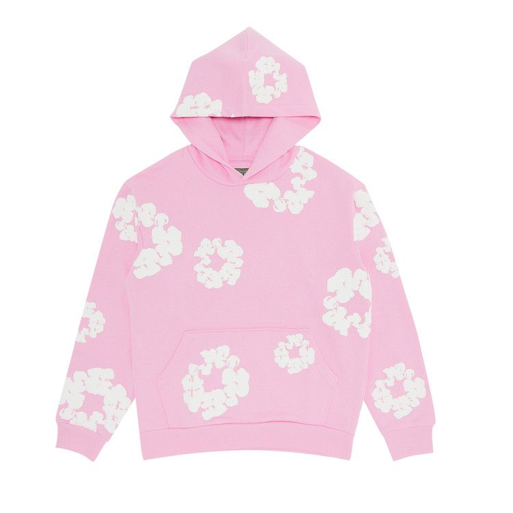 Denim Tears Cotton Wreath Hoodie Powder Pink