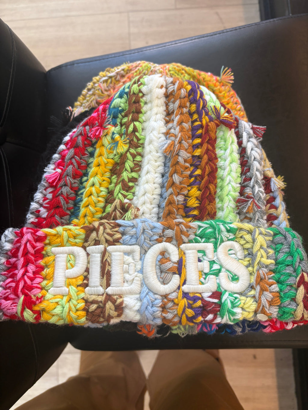 Pieces University knitted Beanie