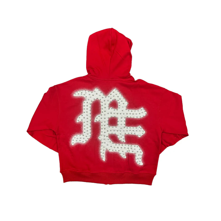 Mixed Emotion Rhinestone Hoodie