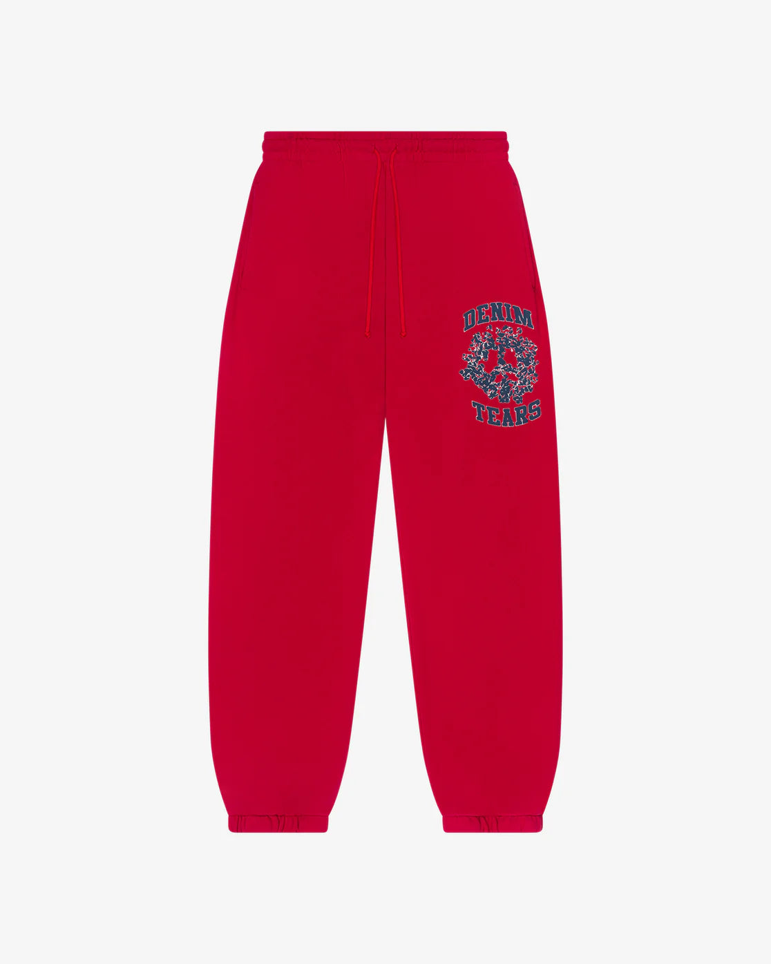 Denim Tears Men's Denim University Sweatpants Red