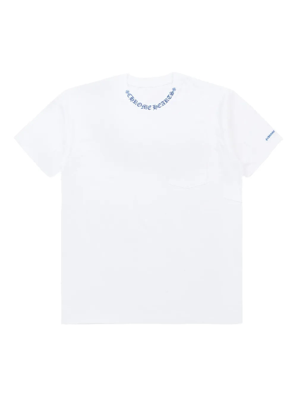 Chrome Heart Neck Logo Blue/White