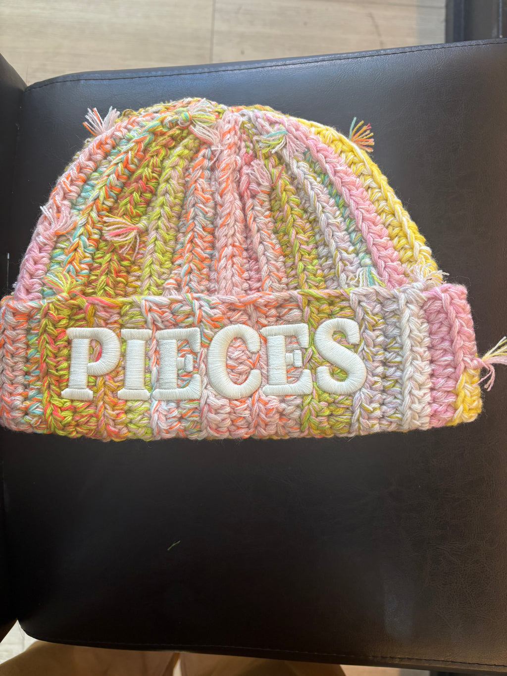 Pieces University knitted Beanie
