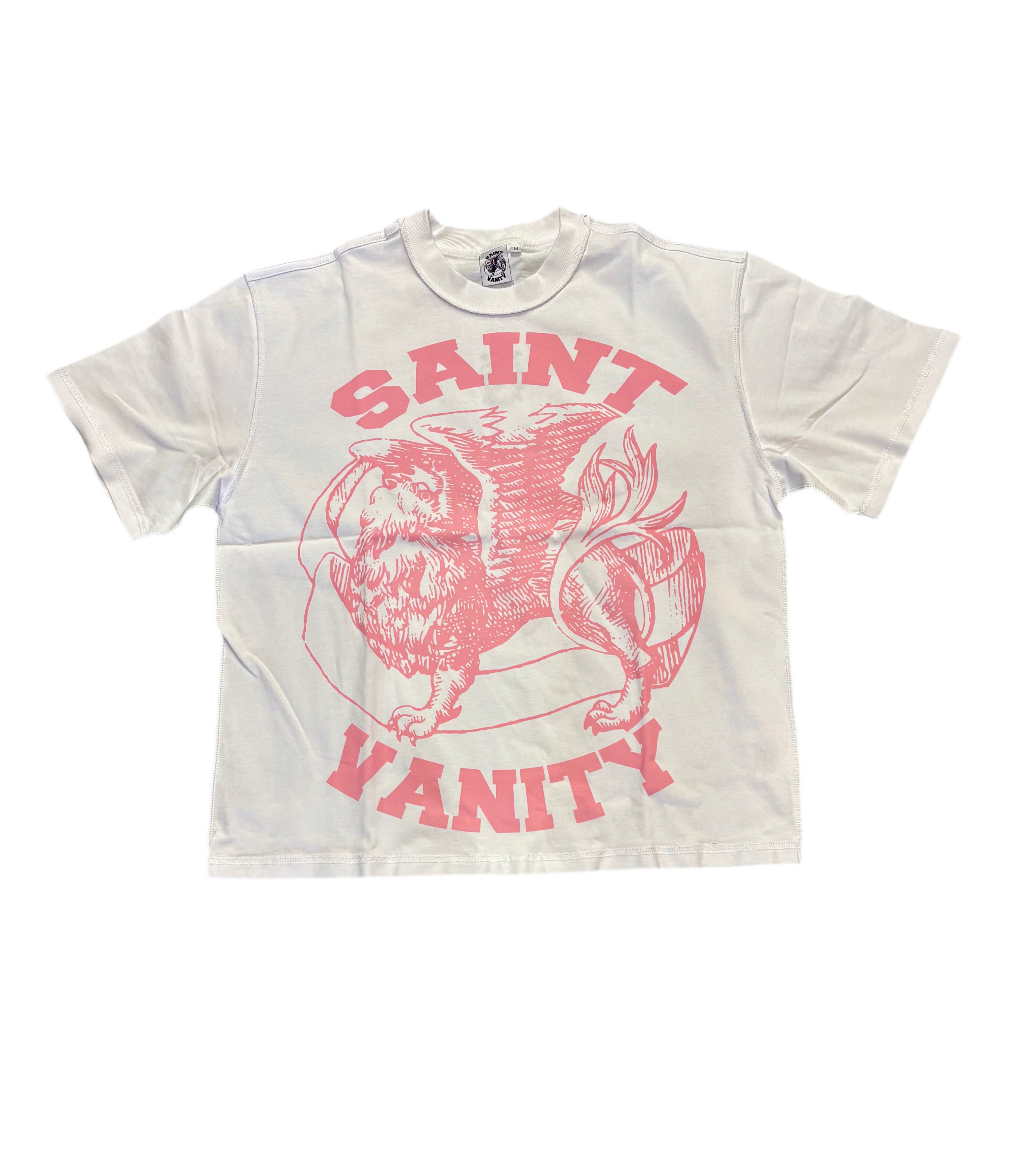 Saint Vanity Pink Griffin T Shirt