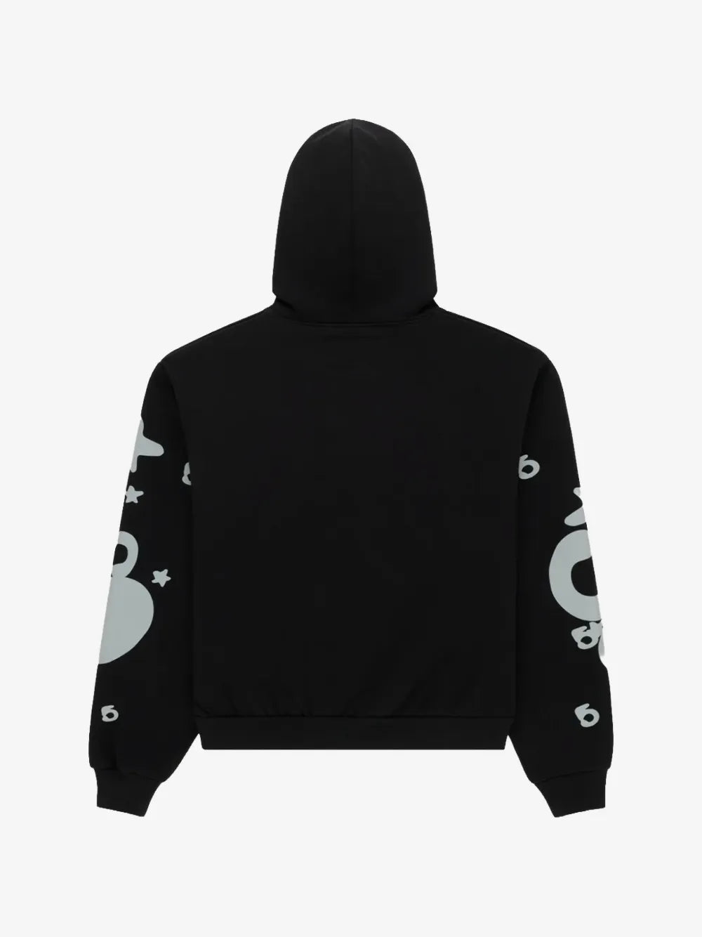 Sp5der Reflective Pullover Hoodie Black