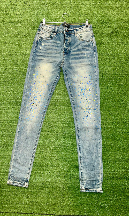 Amiri Shotgun Crystal Jeans