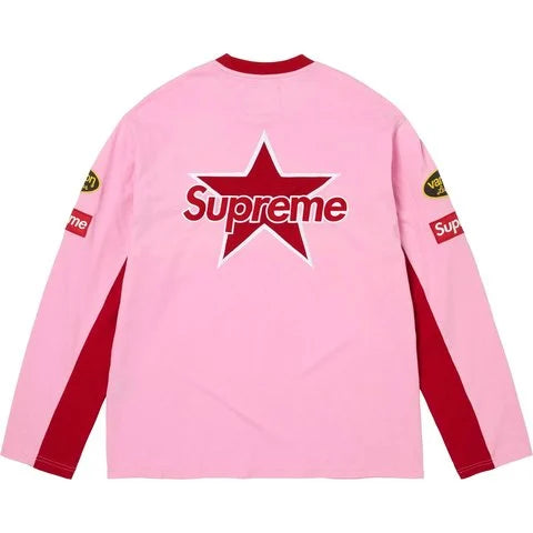 Supreme x Vanson Leathers Long-Sleeve Top 'Pink’