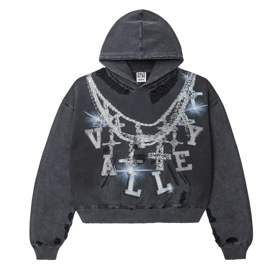 Vale Bling Chain  Hoodie