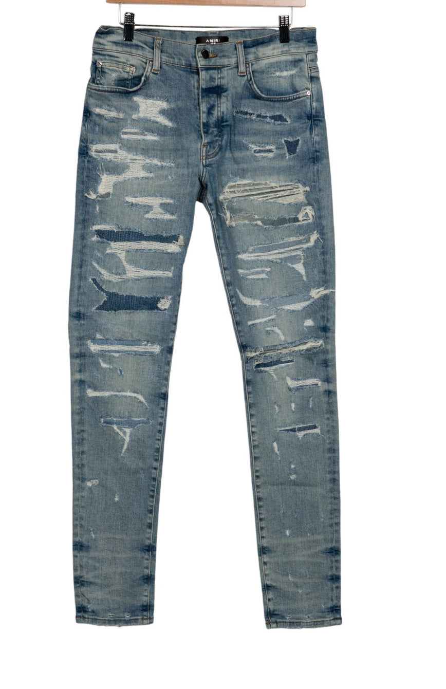 Amiri Thrasher Jeans Light Wash