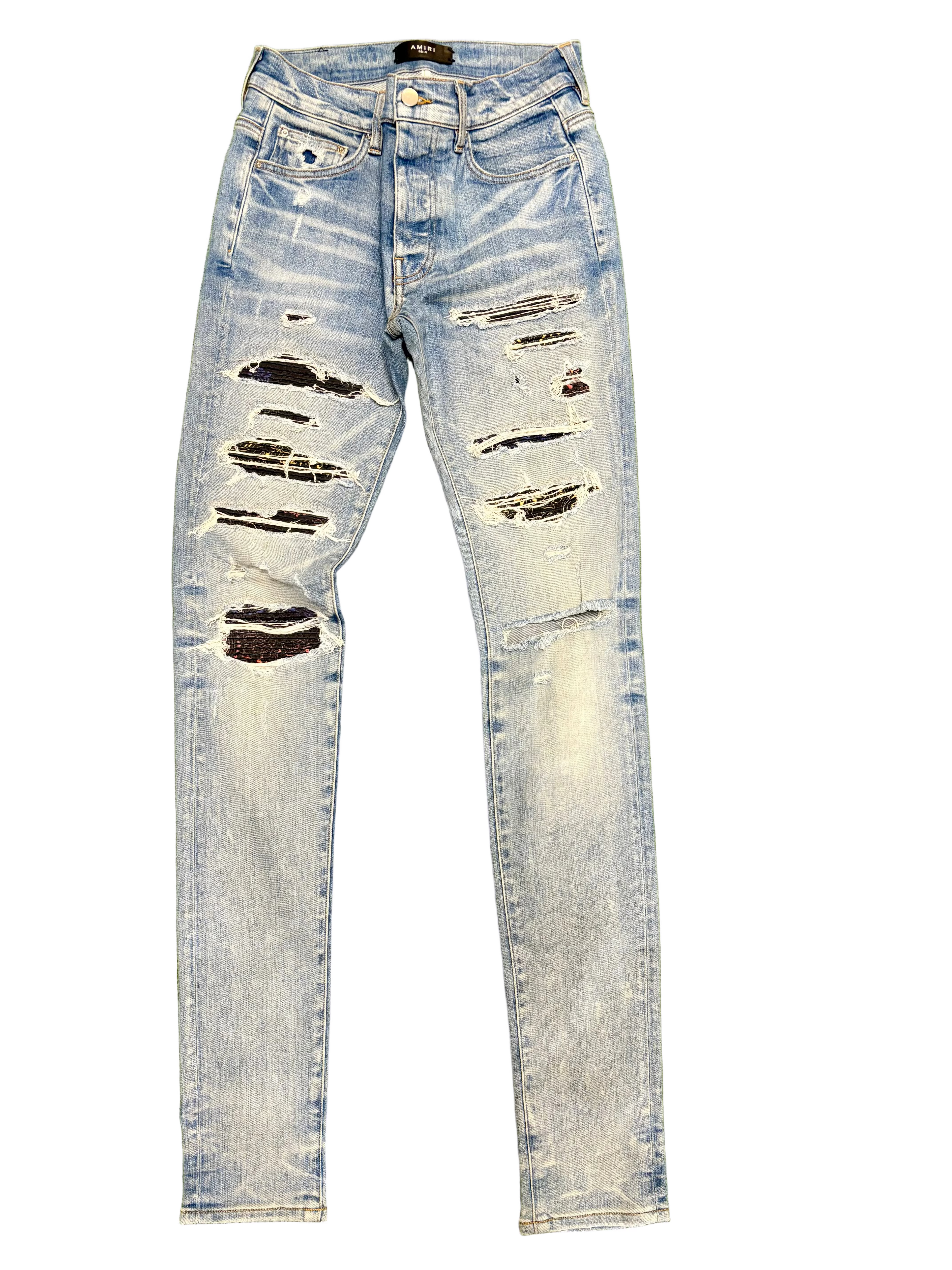 Amiri Mx1 Blue Paisley