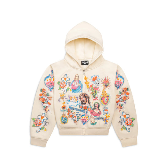 Righteous Zip Up Cream