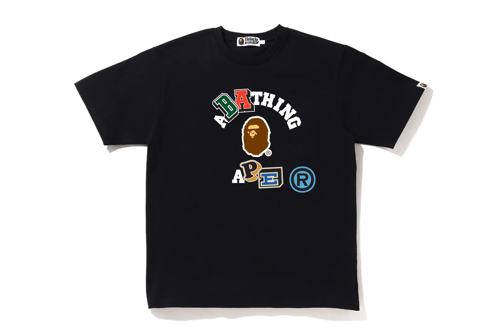 BAPE Multiple Font T~Shirt Black