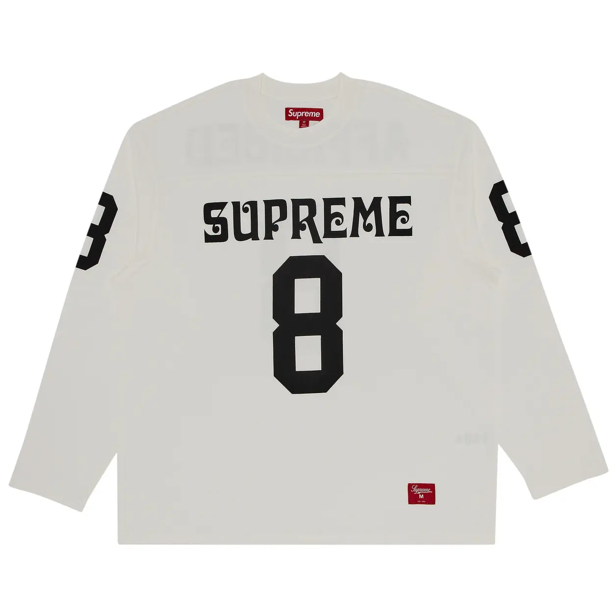 Supreme Affiliated Long-Sleeve Football Top 'White'