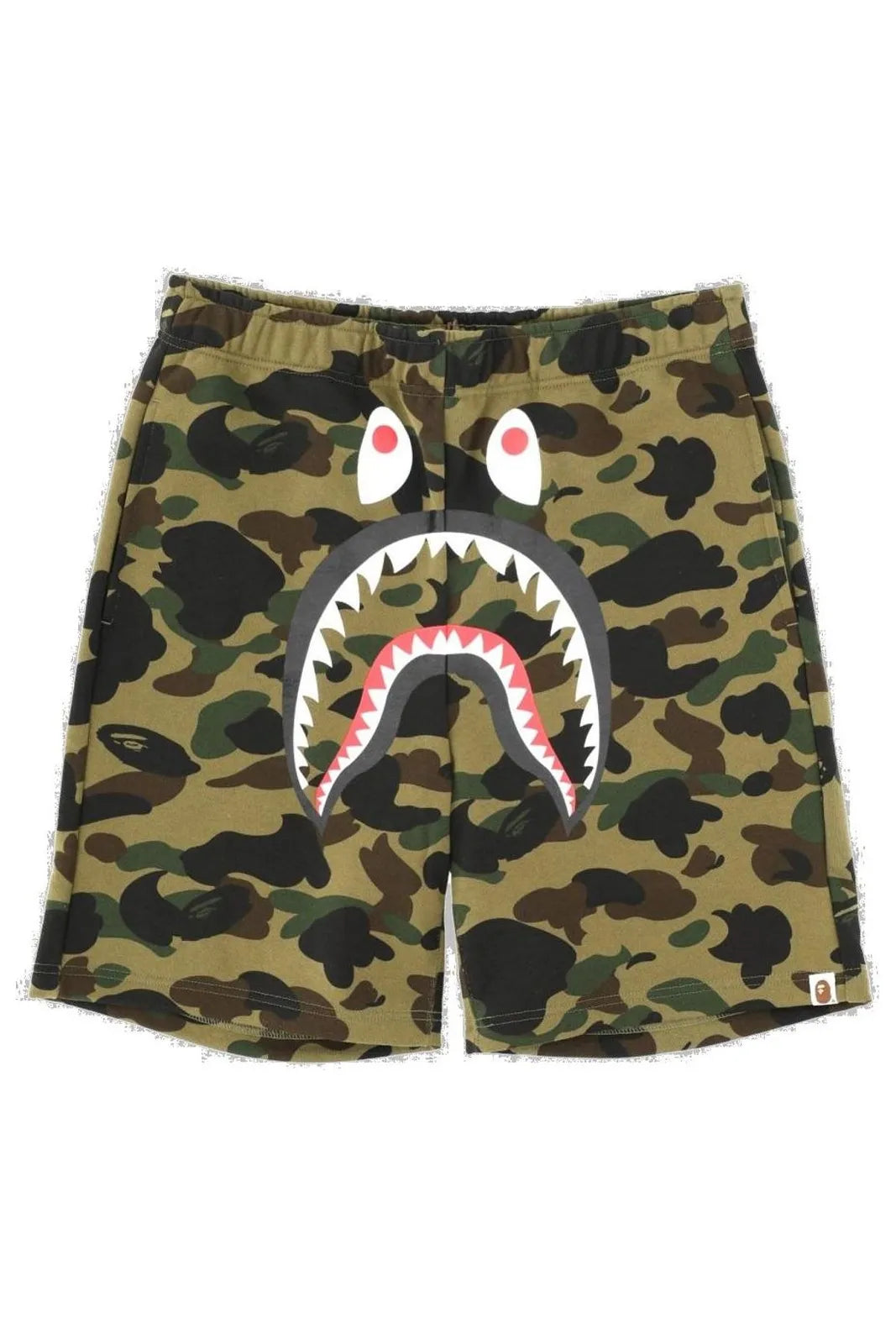 BAPE ABC Shark Printed Camo Shorts