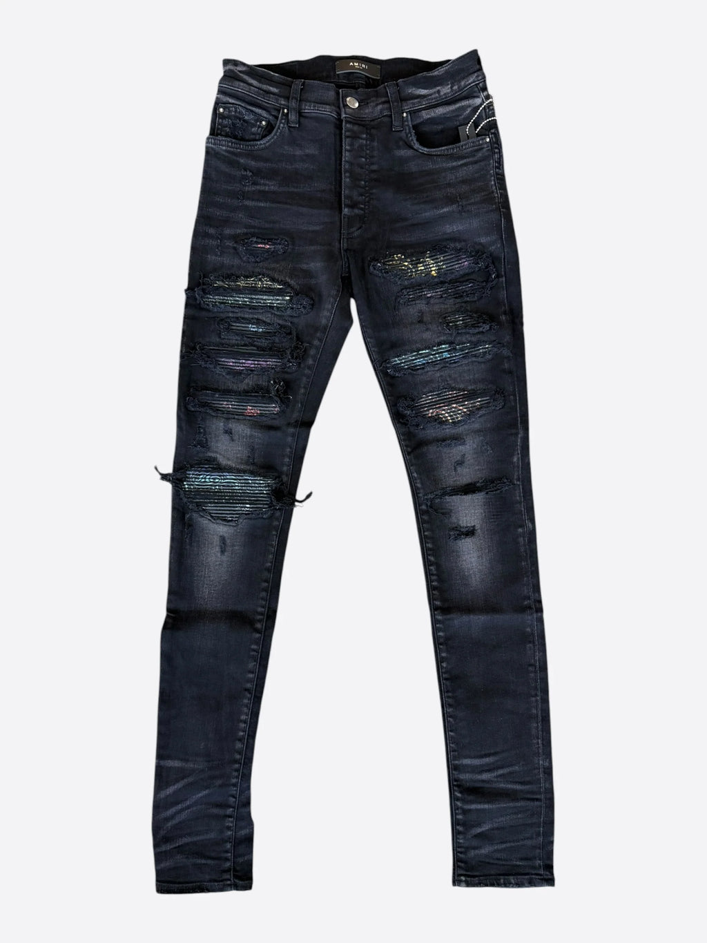 Amiri Rainbow Paisley Black Wash