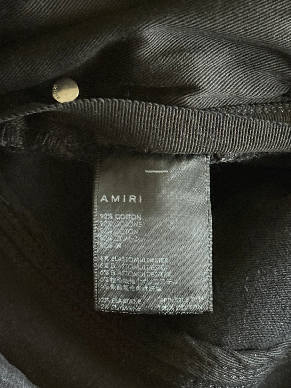 Amiri Rainbow Paisley Black Wash