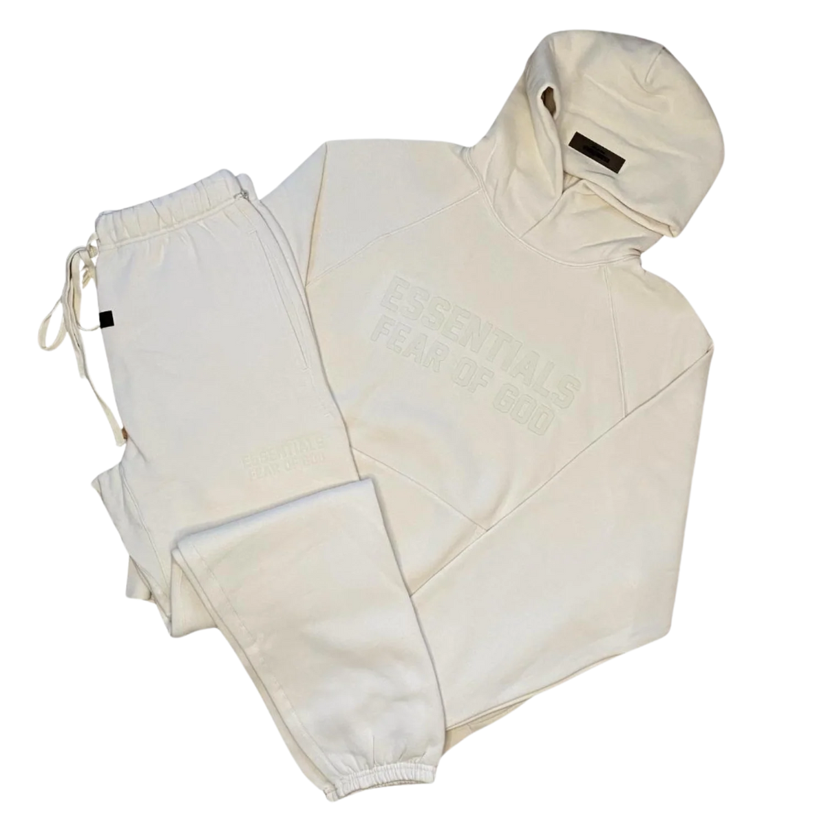 FEAR OF GOD ESSENTIALS JOGGING SET 'EGG SHELL'