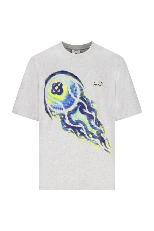 Casablanca Flaming Tennis Ball Tee