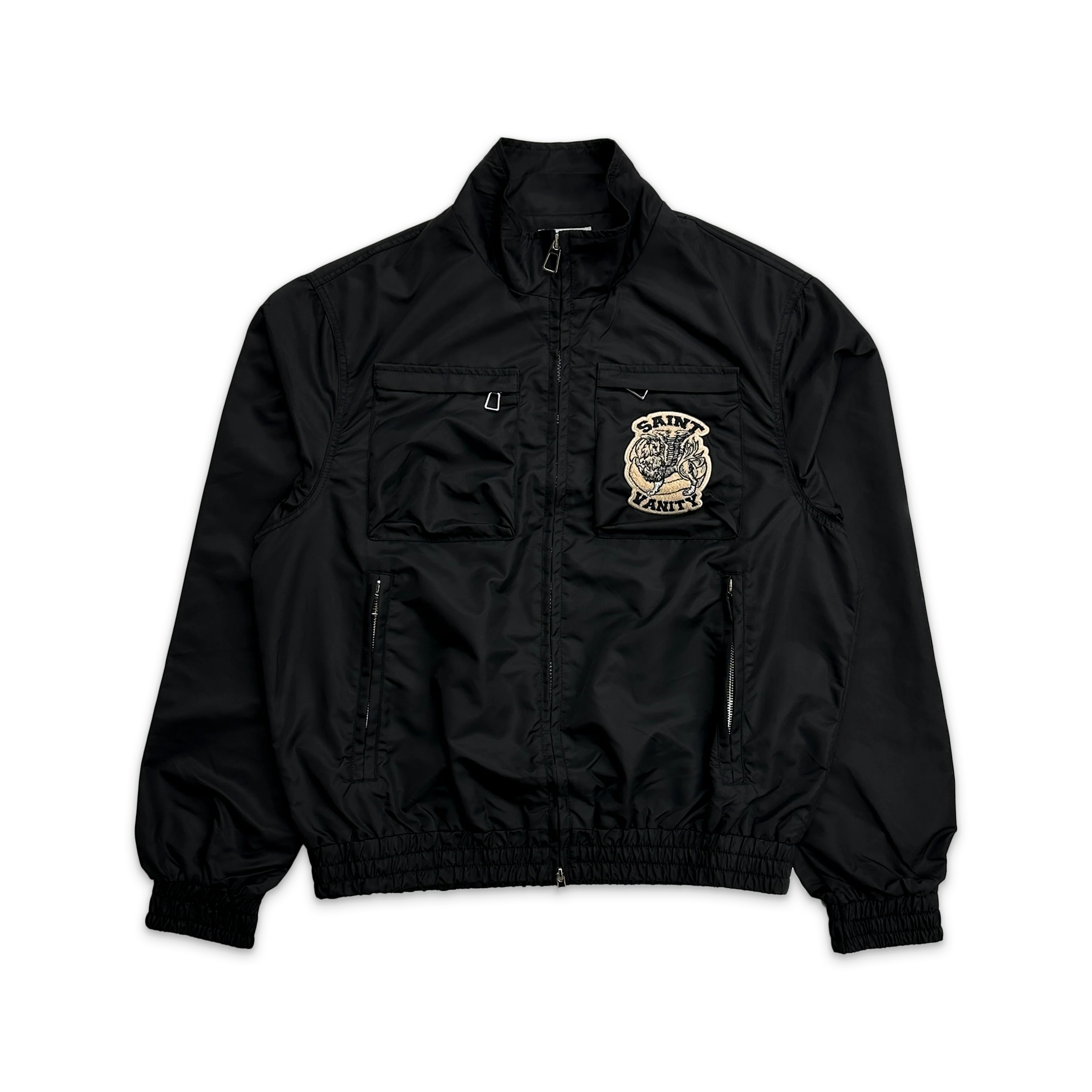 Saint Vanity Nylon Cargo Top (Black)