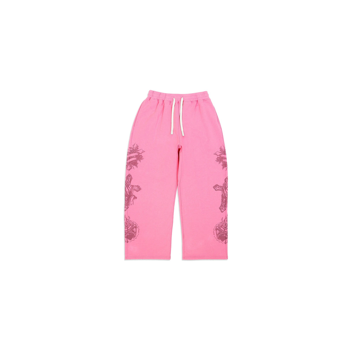RIGHTEOUS TATTOO SWEATPANTS PINK