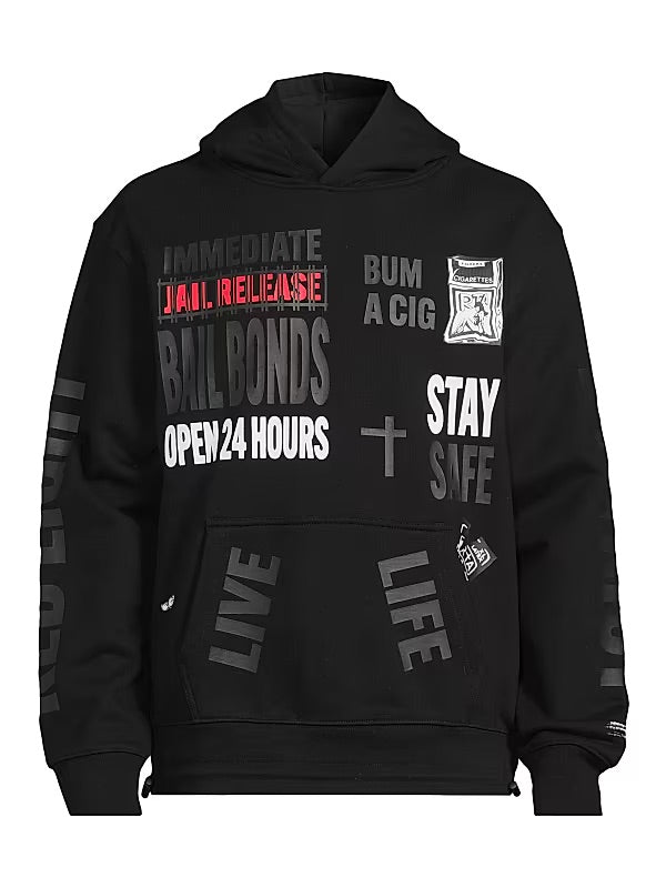 RTA Red Light District Jordan Logo Hoodie