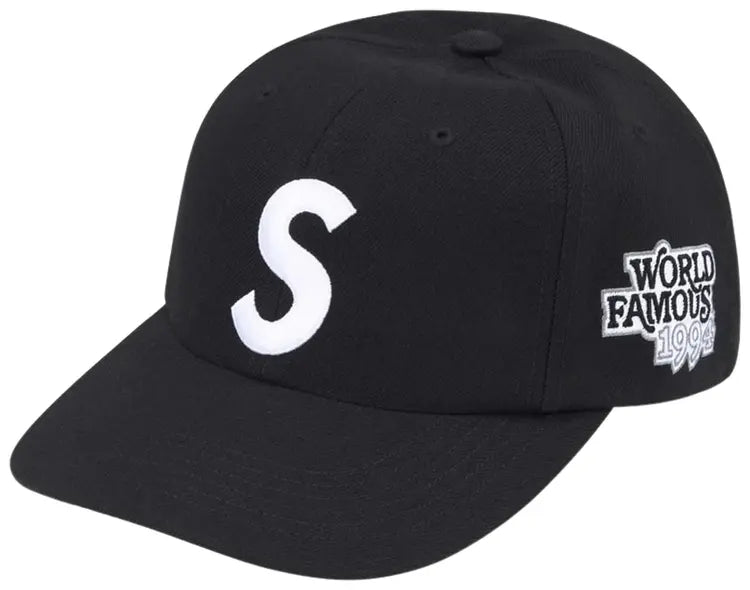 Supreme World Famous S Logo 6 Panel Hat