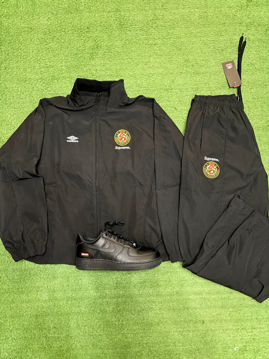 Supreme Umbro Cotton Ripstop Track Suit (SS26) Black