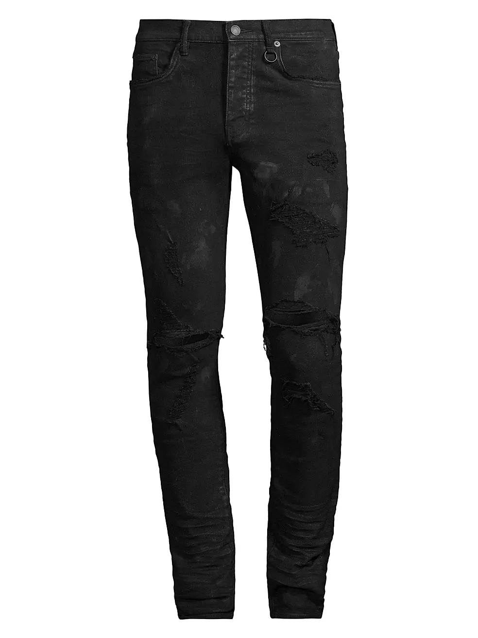 Purple Brand Oil Spill Jeans Black