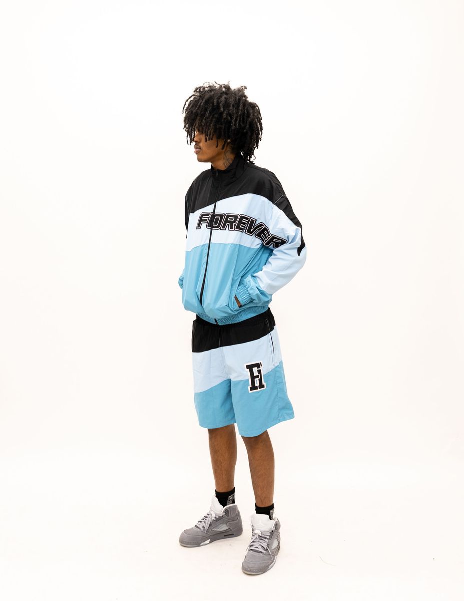 Forever Hungry  wind breaker short set