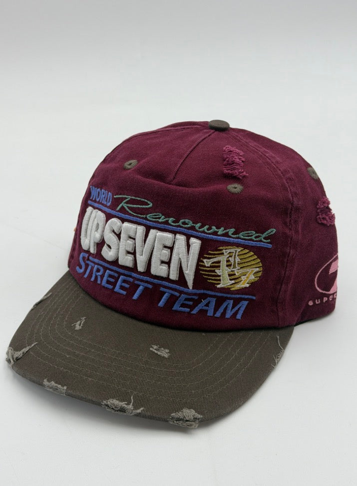 Up7 Intl Street Team Hat Burgundy
