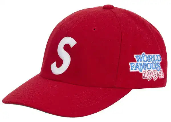 Supreme World Famous S Logo 6 Panel Hat