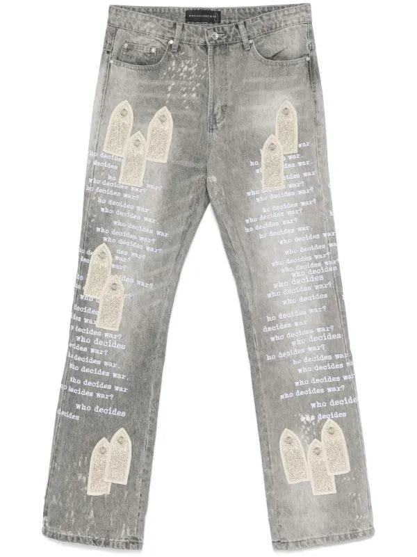 Who Decides War Scripture Jeans