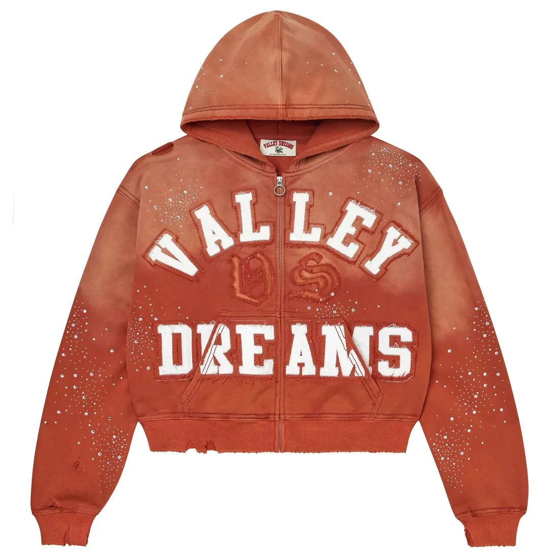 Vale Forever Classico Zip-Up Hoodie Orange