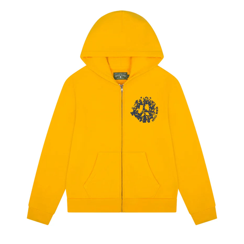 Denim Tears Denim University Zip Hoodie Yellow