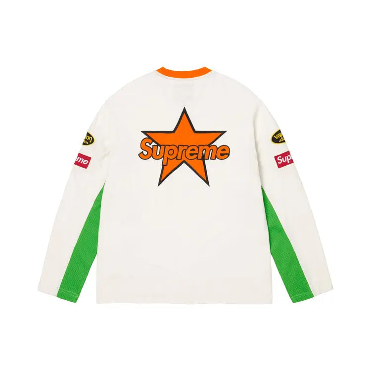 Supreme x Vanson Leathers Long-Sleeve Top 'White'