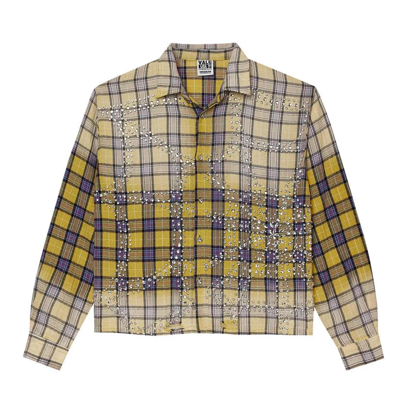 Vale Forever Lemonhead Flannel 'Yellow/Blue'