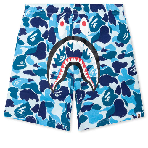 A BATHING APE
ABC CAMO SHARK SWEAT SHORTS - BLUE